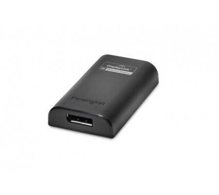 Adapter wideo Kensington VU4000D, z portu USB 3.0 na Display Port 4K, czarny