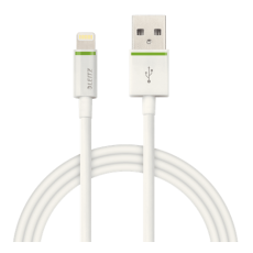 Kabel Leitz Complete ze złącza Lightning na USB, 1 m biały