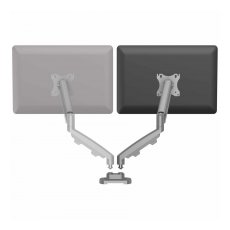 Zestaw ramion na 2 monitory Eppa™ - srebrny
