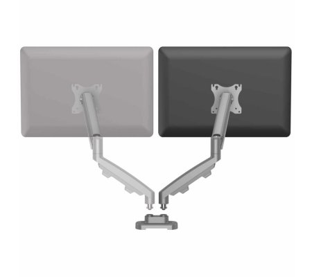 Zestaw ramion na 2 monitory Eppa™ - srebrny