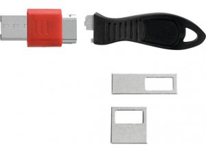 Blokada zabezpieczająca port USB 